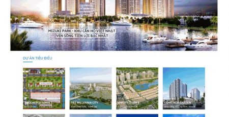 thiết kế website bất động sản tại bình dương uy tín